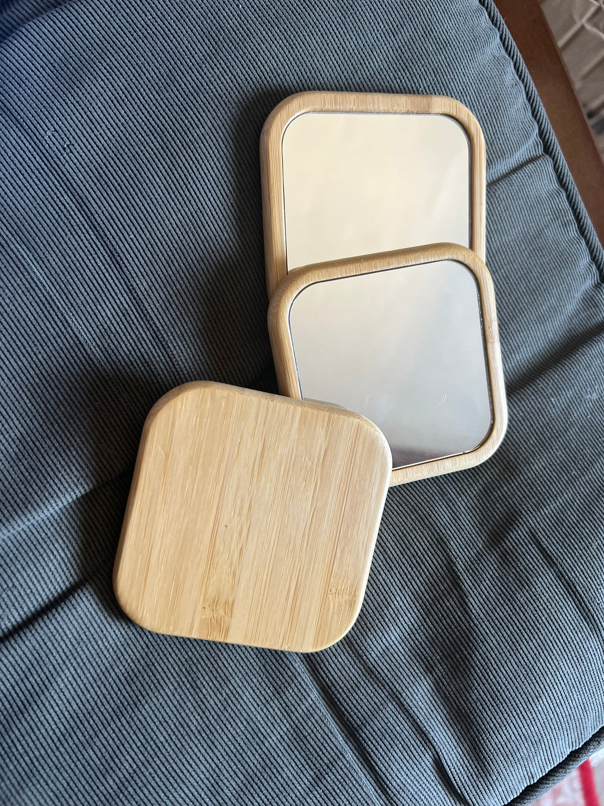 10pcs Bamboo Mirror(PLAIN ONLY No Design)