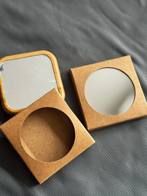 10pcs Bamboo Mirror(PLAIN ONLY No Design)